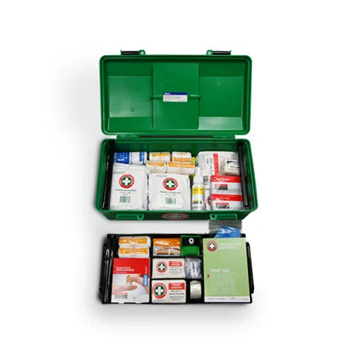 Small Portable Workplace First Aid Kit | Compact Compliant Kit for Offices, Vehicles & Mobile Teams
