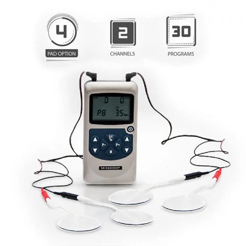 TENS & EMS Machine MH8000 (Professional Range) | Advanced Pain Relief & Muscle Stimulation Device